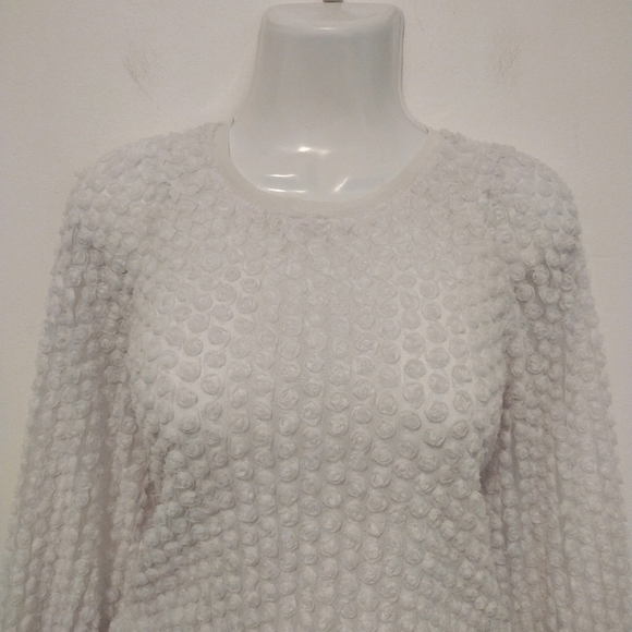 INC International Concept - Floral Textured Sheer Top - Picture 2 of 13